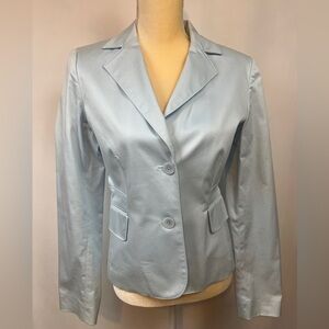 COPY - Casual Corner Light Blue Suit Jacket Size 6